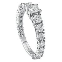 Cinisello Balsamo - Piazza Gramsci, 27 - Ring Salvini Woman Battito in White Gold Diamante 20077319-13 - 20077319-13